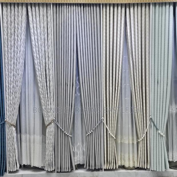 Cream Blackout Curtains - main view