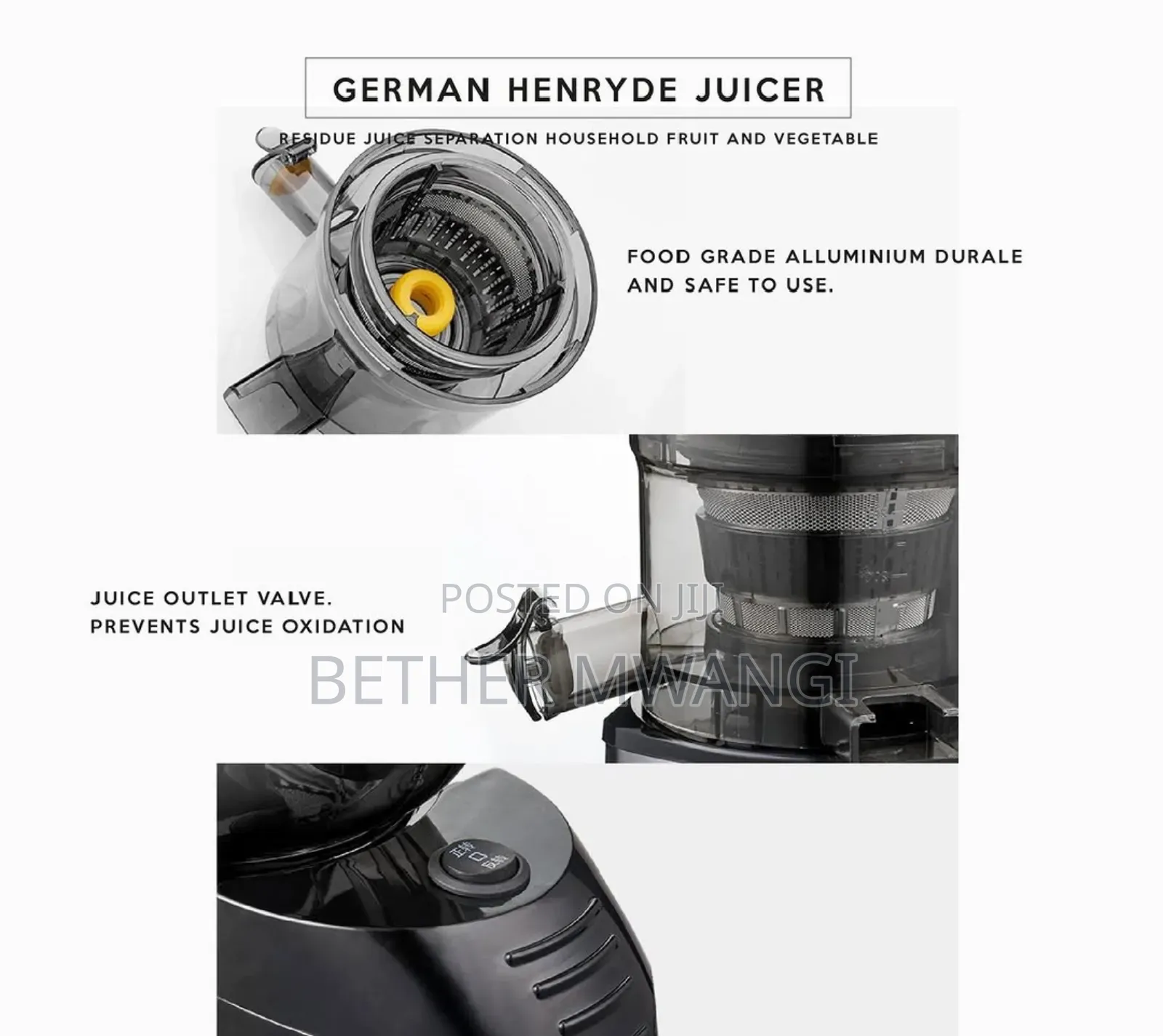 German Henryde Juicer in Kenya