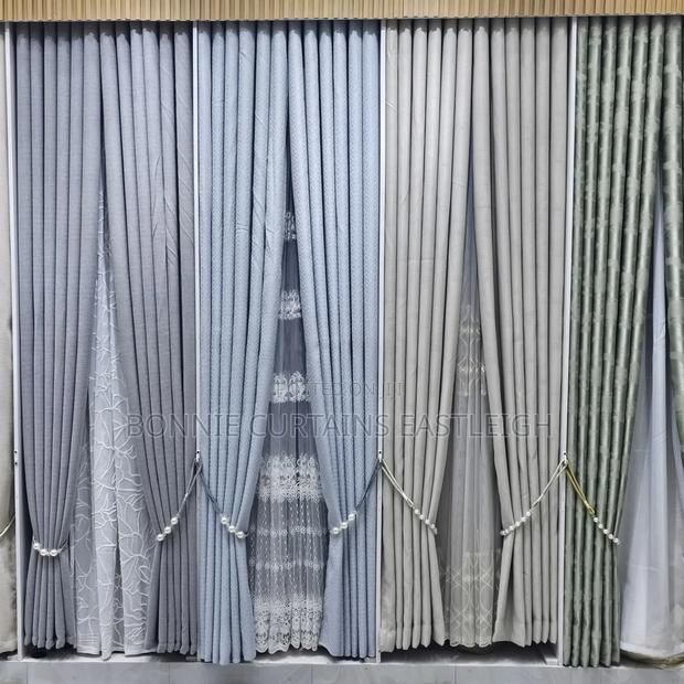 Glod Coloured Curtains for Dinning Room - main view
