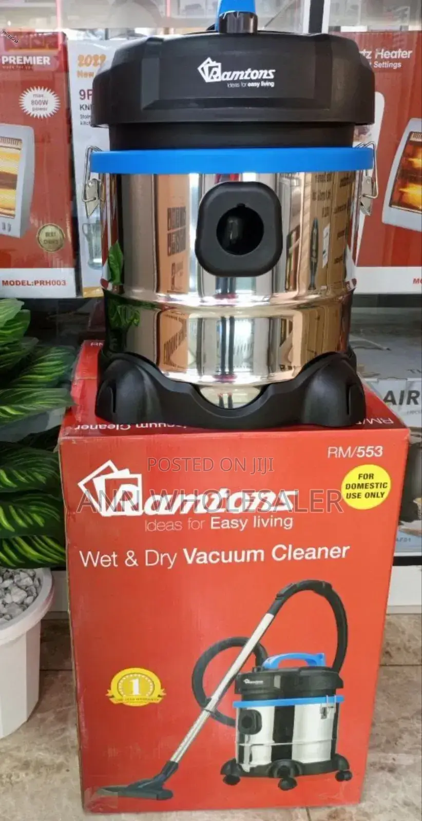 New Arrivals Ramtons Wet and Dry Vacuum Cleaner Rm-355