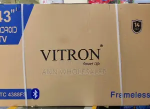 #Vitron 43" Smart Android Frameless With Bluetooth Htc43