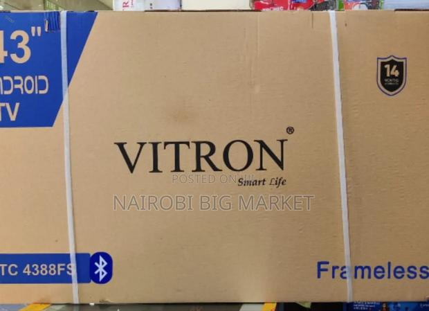 #Vitron 43" Smart Android Frameless With Bluetooth Htc43 - thumbnail 2