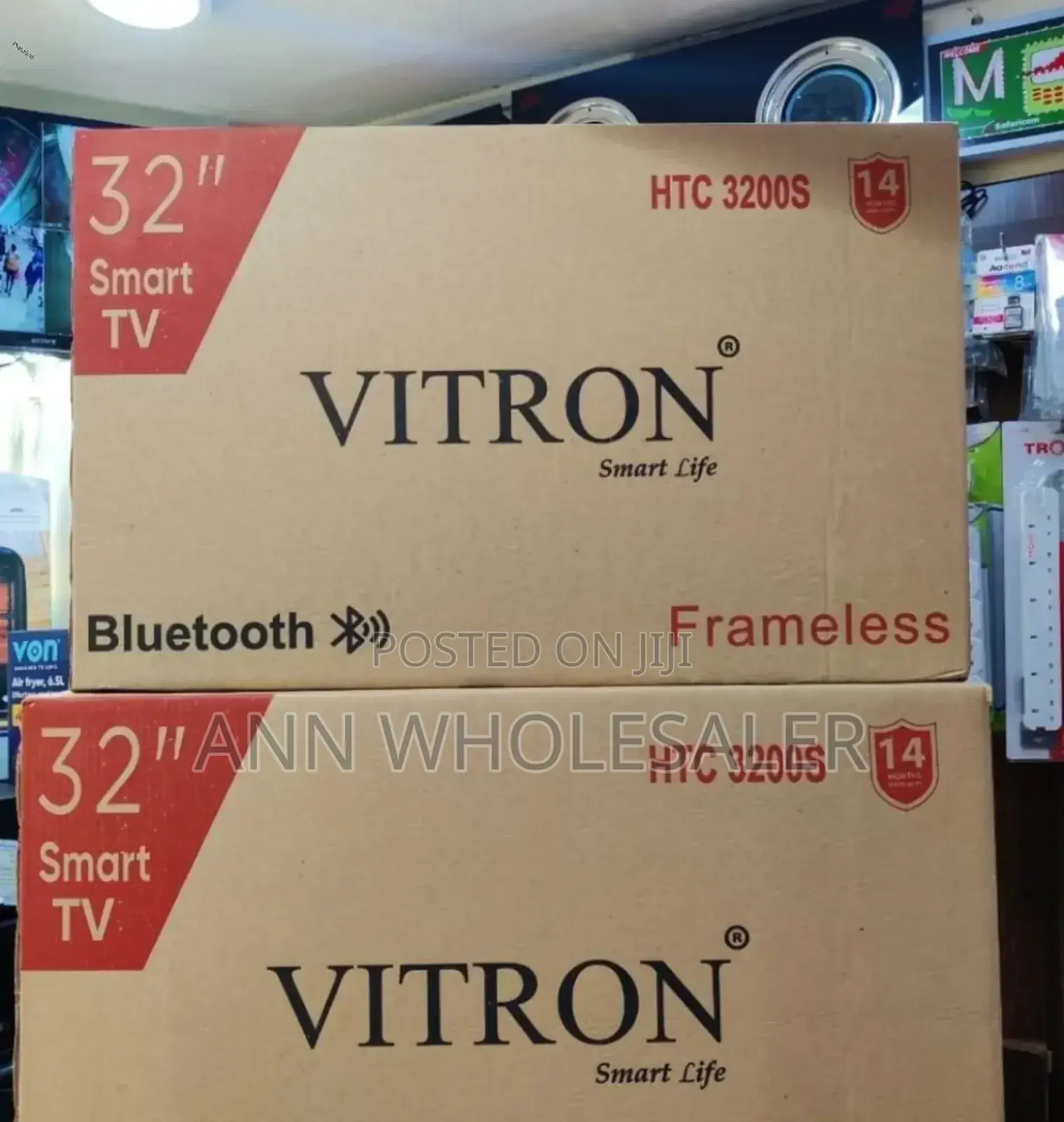 Wit Warranty Vitron 32" Smart Android/Frameless Bluetooth