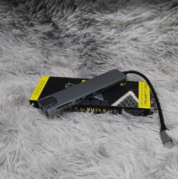 8 Ports Type C Hub for Windows, Android Etc - main view