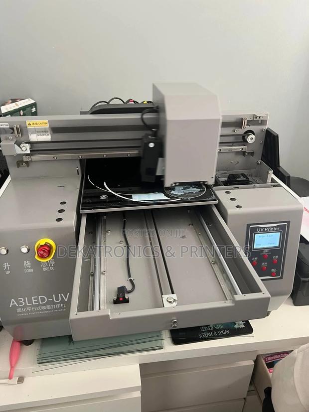 30cm X 50cm A3 Size Uv Flatbed Printer With 3 Print Head - main view