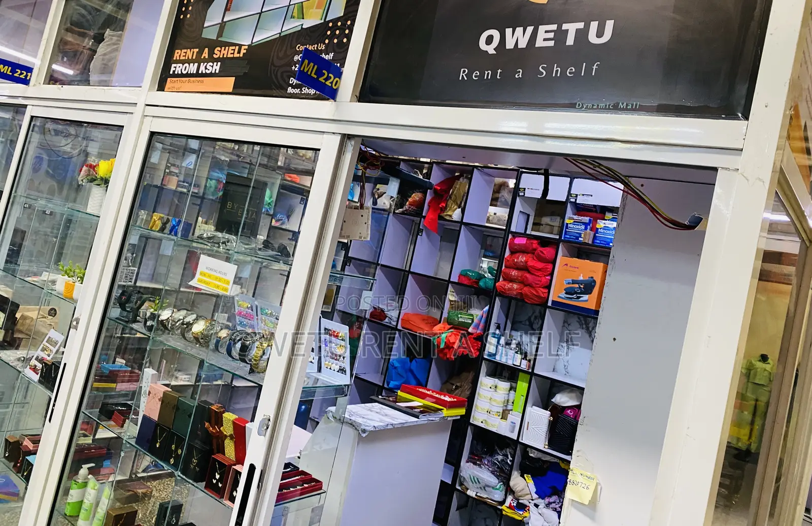 Rent a Shelf at Dynamic Mall CBD