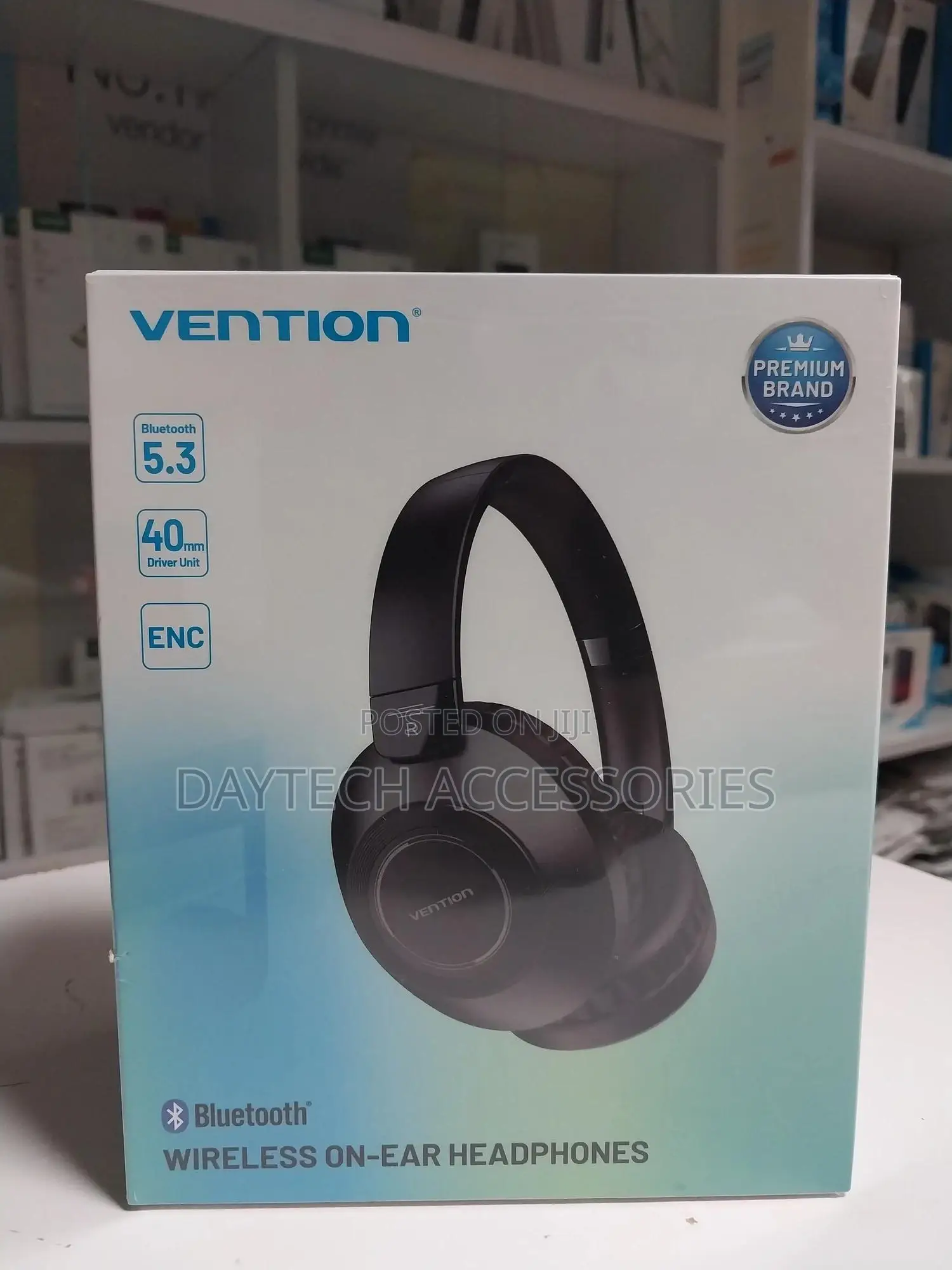 Nbbb0 Vention Wireless on-Ear Headphones Soundmate S11 Black