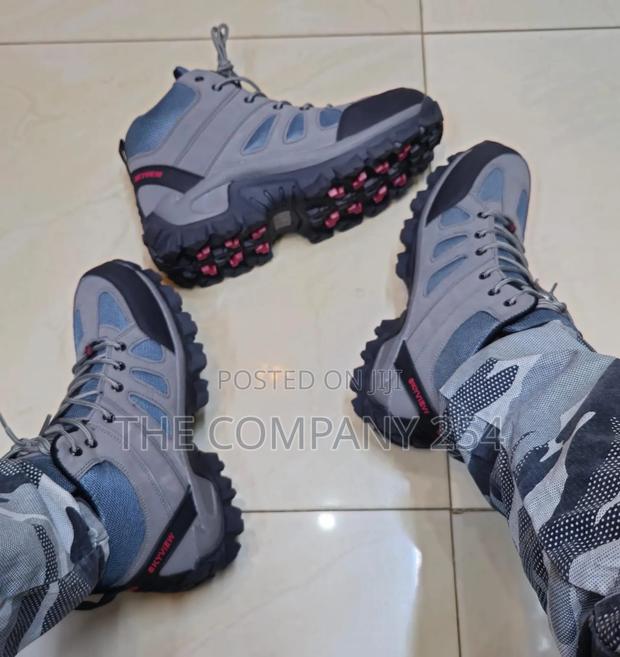 Quality Leather High Cut Hiking Safety Sky View Boots - thumbnail 3