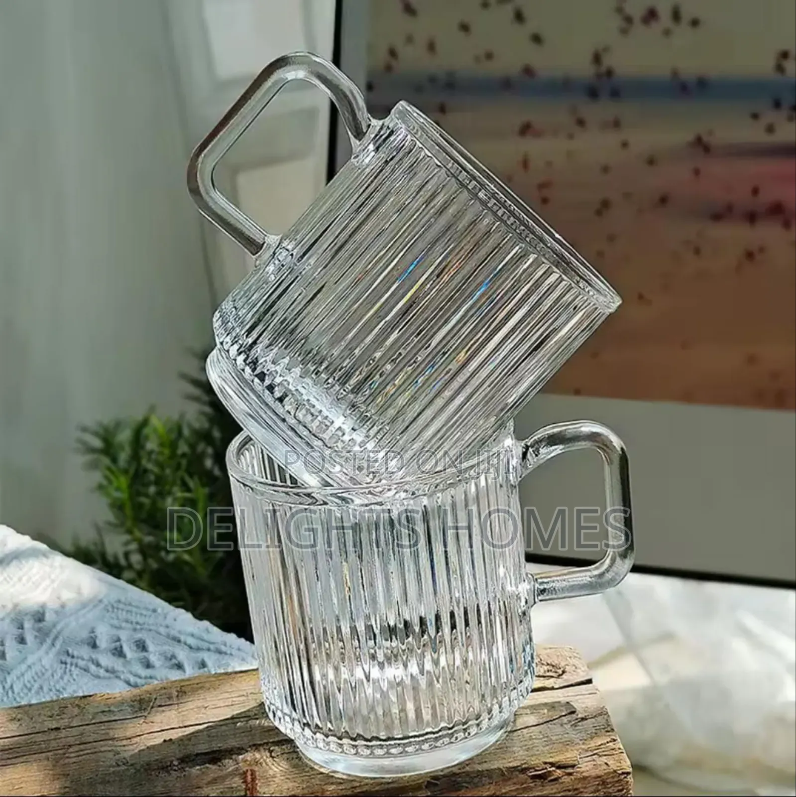 Vertical Stripped Coffe Cup(Ma)
