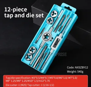 12pcs Tap and Dies Set