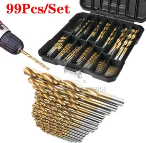 99pcs HSS Metal Drill Bits Set