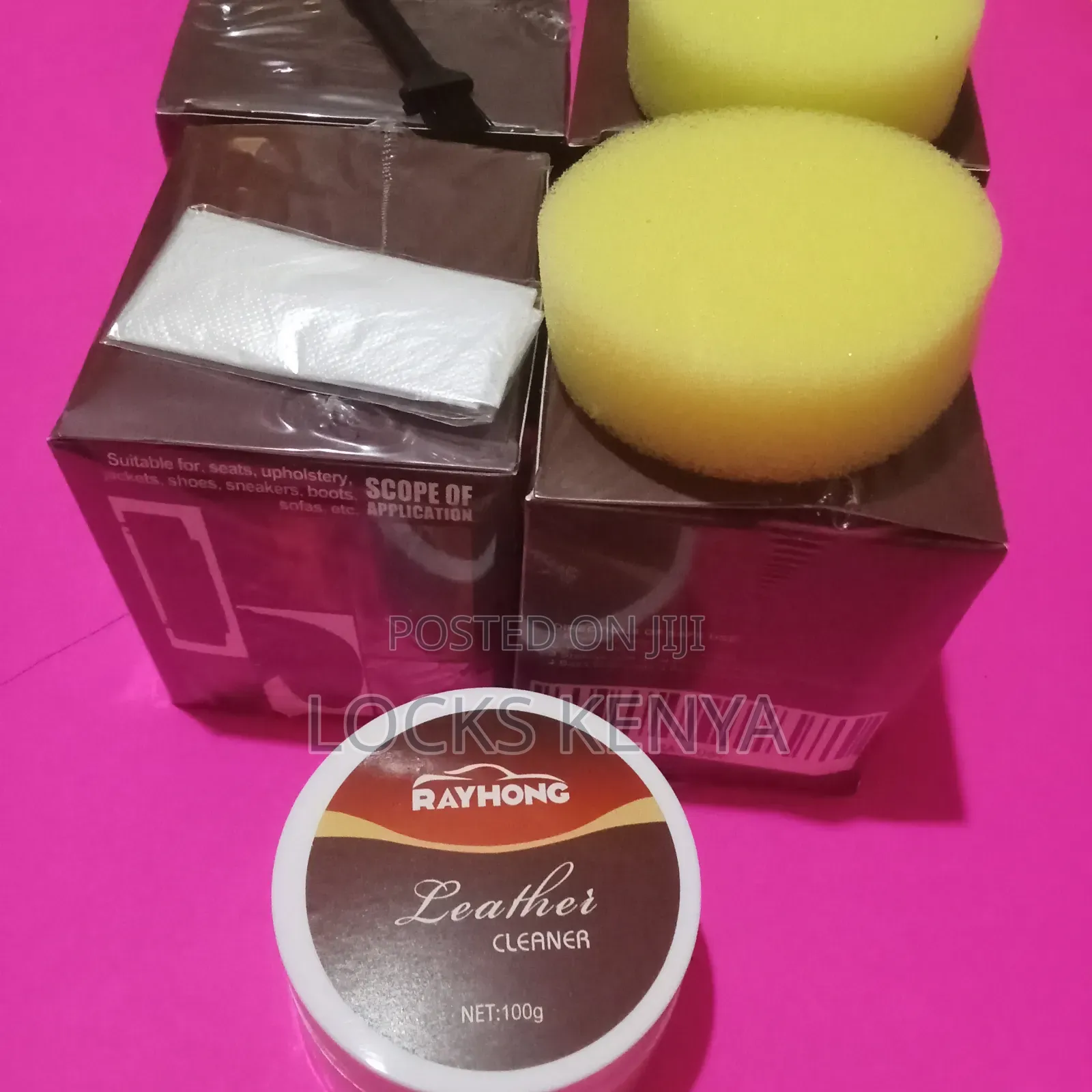 Residue Free Car Leather Cleaner