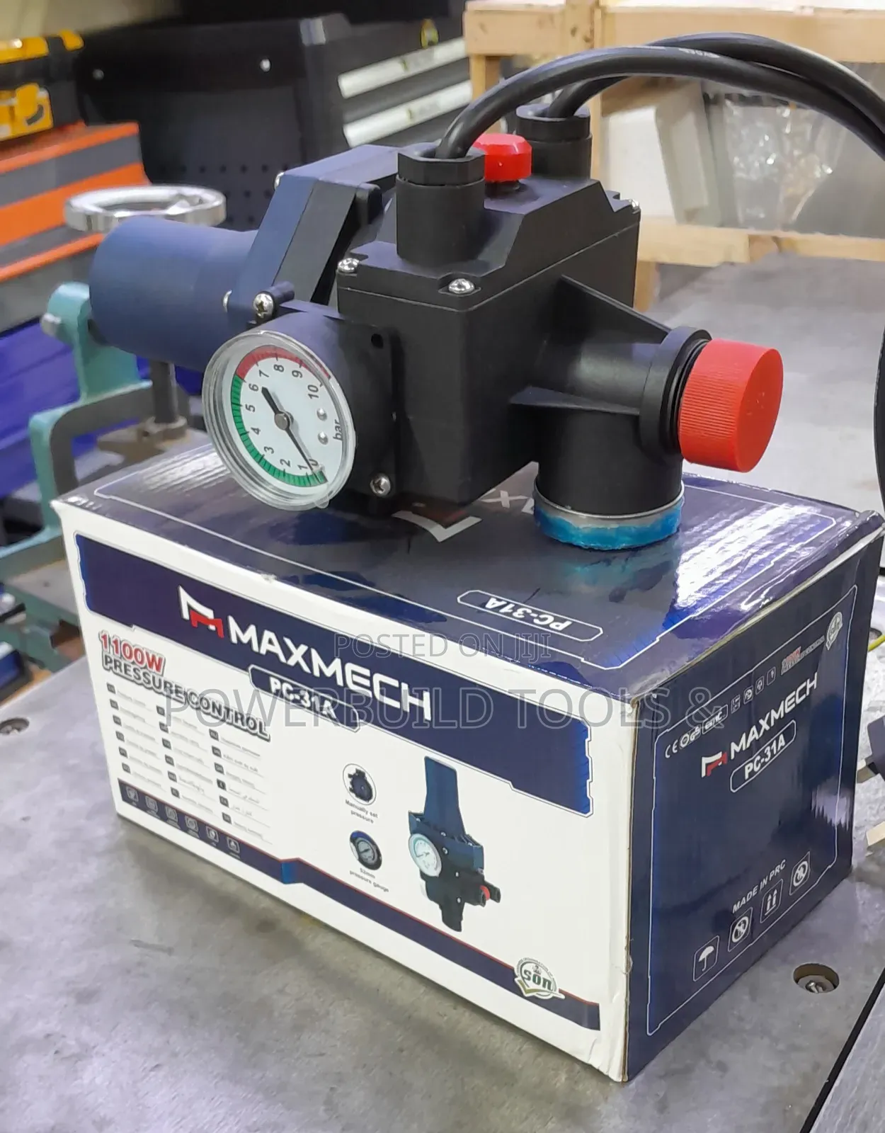 Manual Pressure Control With 52mm Pressure Gauge