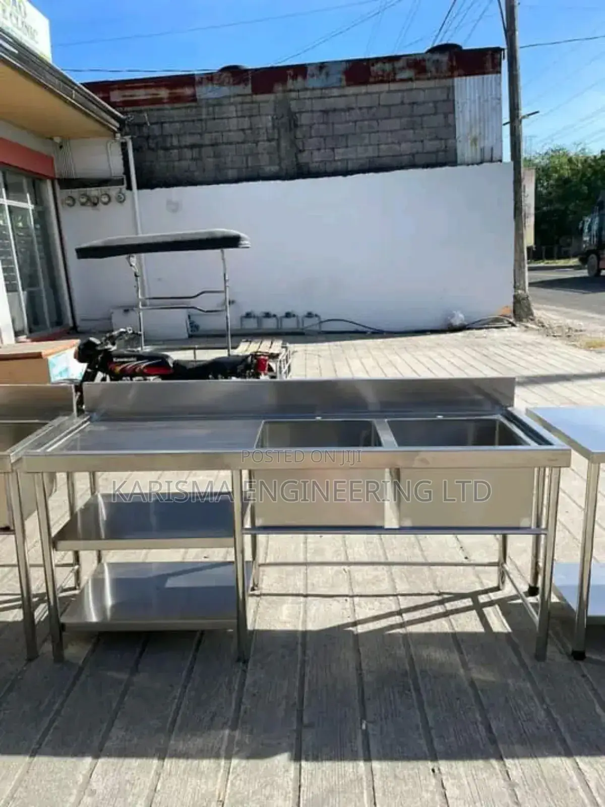 Double Stainless Steel Sink