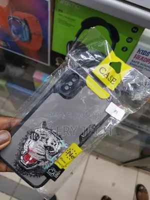 Nimmy Angry Wolf Embroidery Print Case for iPhone X