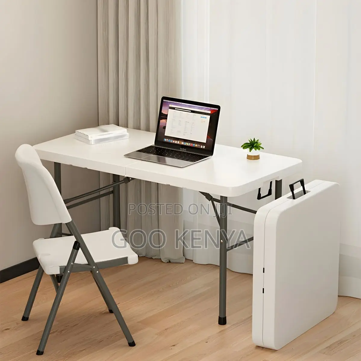 Dining Table ; Modern Foldable Plastic Table