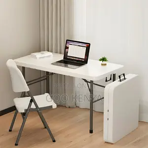 Dining Table ; Modern Foldable Plastic Table