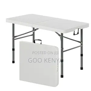 Dining Table ; Modern Foldable Plastic Table