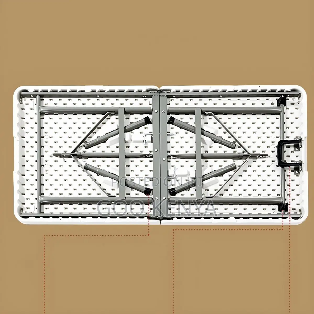 Dining Table ; Modern Foldable Plastic Table