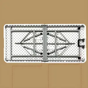 Dining Table ; Modern Foldable Plastic Table