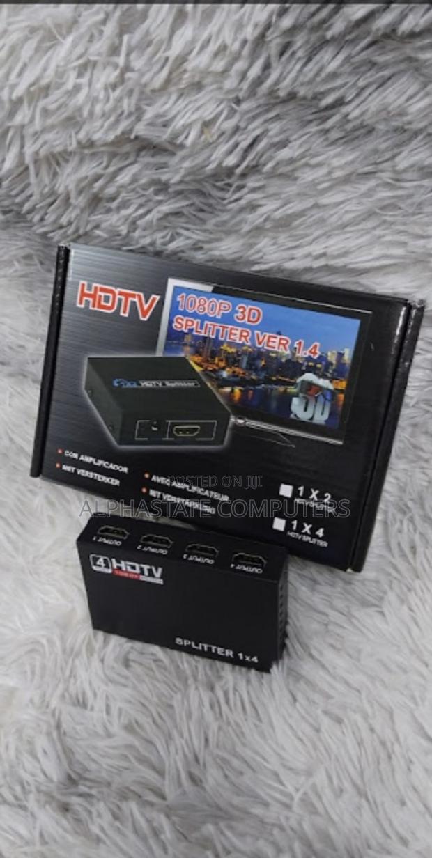 Hdmi Splitter 1 in 4 Out Full Hd 4 Port Hub Repeater