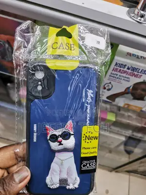 Cool Cat 3d Embroided Print Nimmy iPhone Xr Case