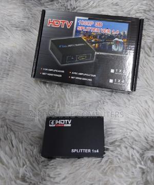 Hdmi Splitter 4 Port Black 4 Way - thumbnail 2