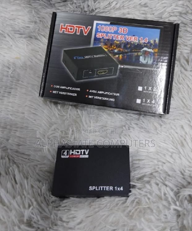 Hdmi Splitter 4 Port Black 4 Way - main view