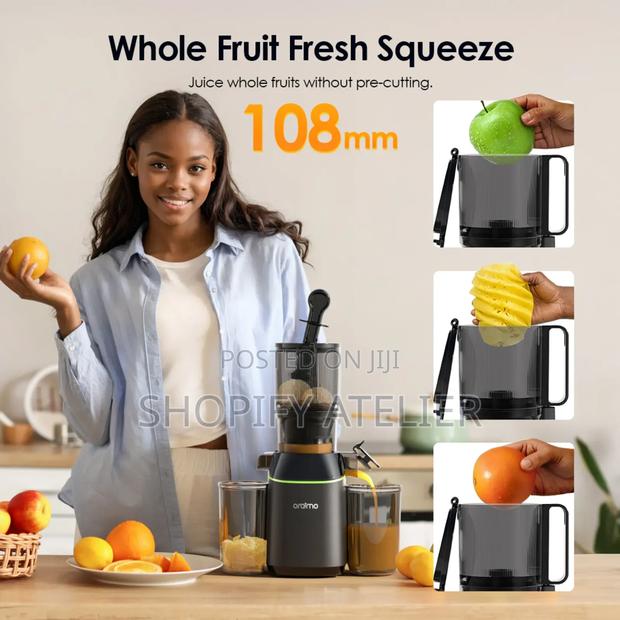 Oraimo Easyjuice Omj-501a 108mm Diameter 800ml Slow Juicer - thumbnail 2