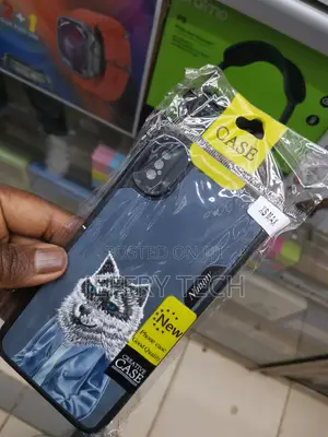 Nimmy 3d Thread Embroidery Wolf Print Case for iPhone Xs Max