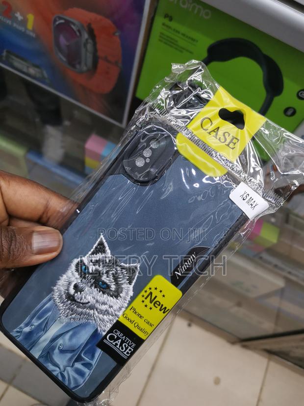 Nimmy 3d Thread Embroidery Wolf Print Case for iPhone Xs Max - thumbnail 2