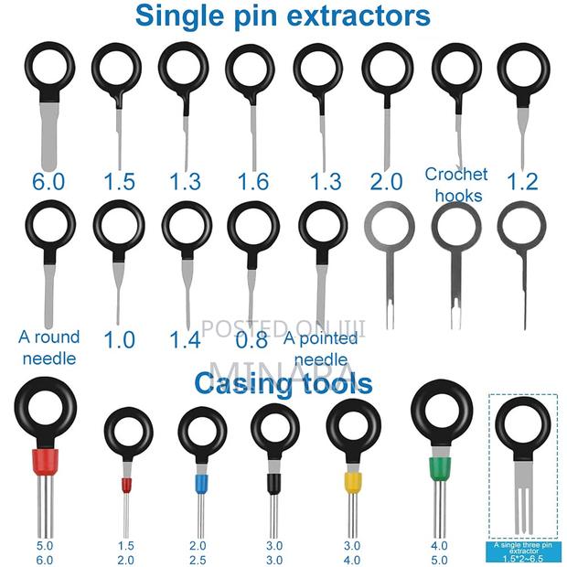 41 PCS Auto Terminal Removal / Harness Release Kit - thumbnail 4