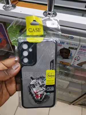 Samsung Galaxy A34 Wolf 3d Embroidery Printed Design Case