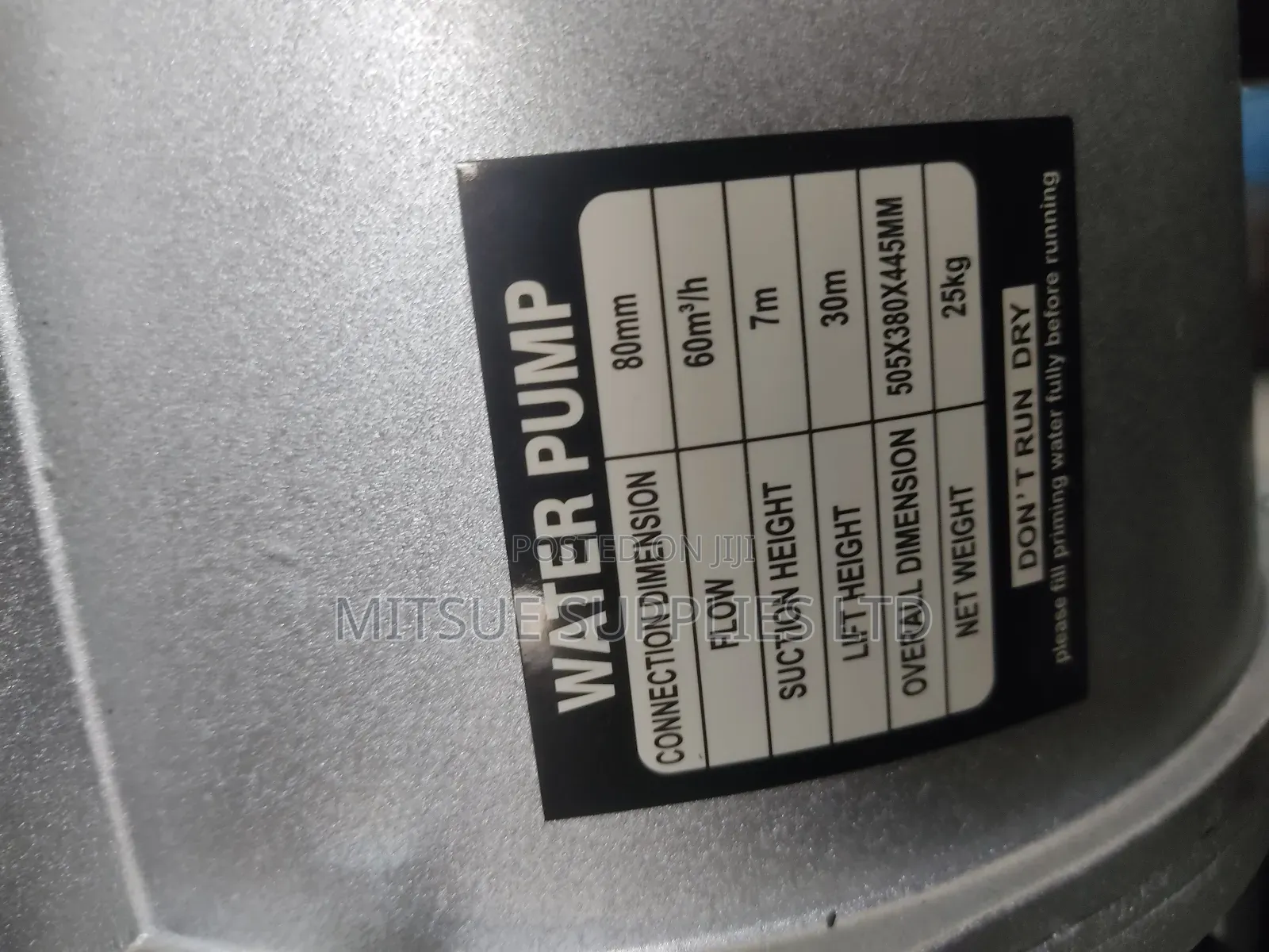 Honda Water Pump 3 Inch High Quality With 7m Sanction Pipe