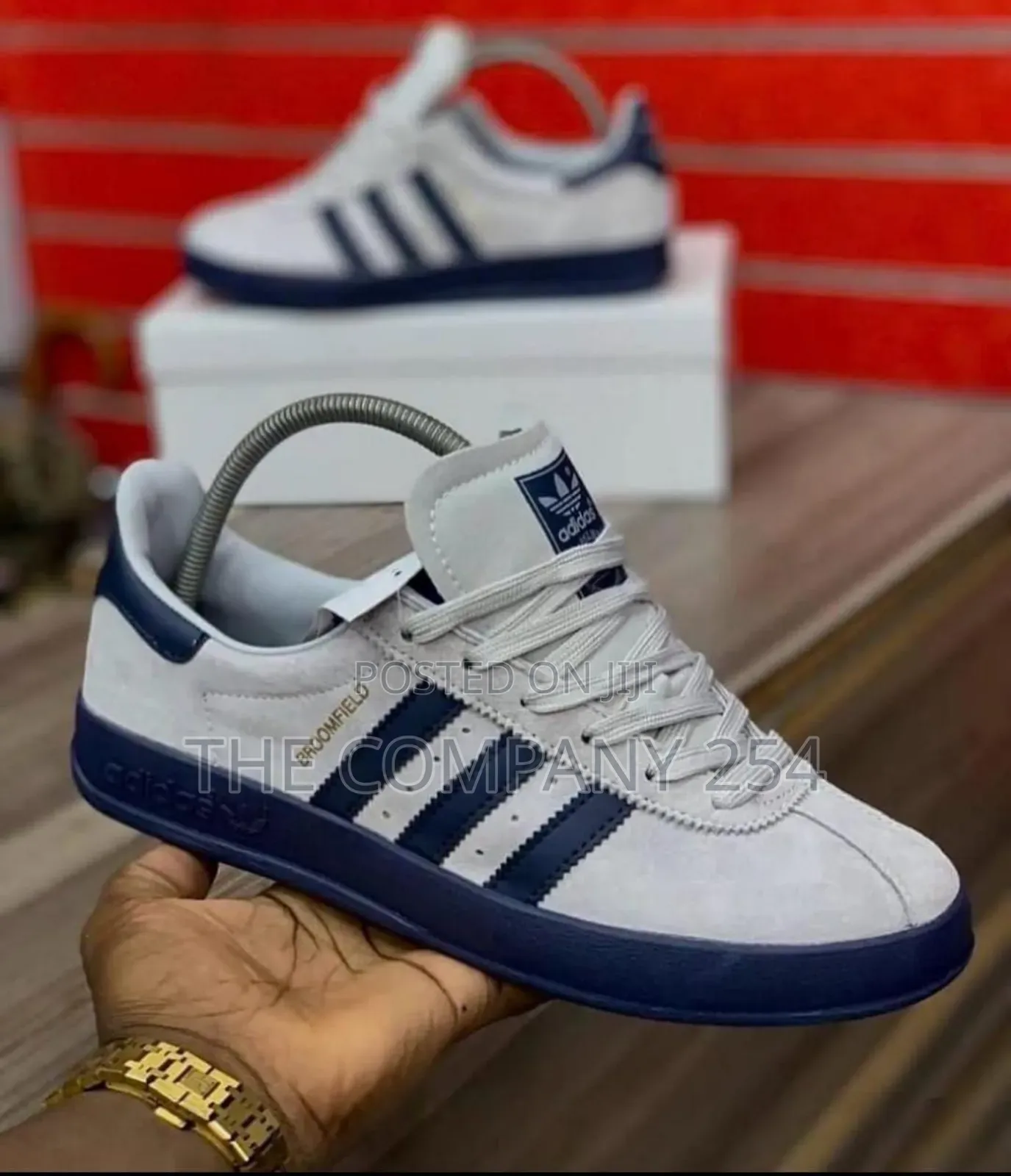 Quality Leather Sued Rubber Sole Adidas Sneakers Shoes