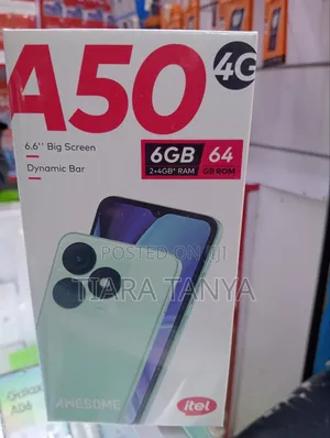 New Itel A50 128 GB Black