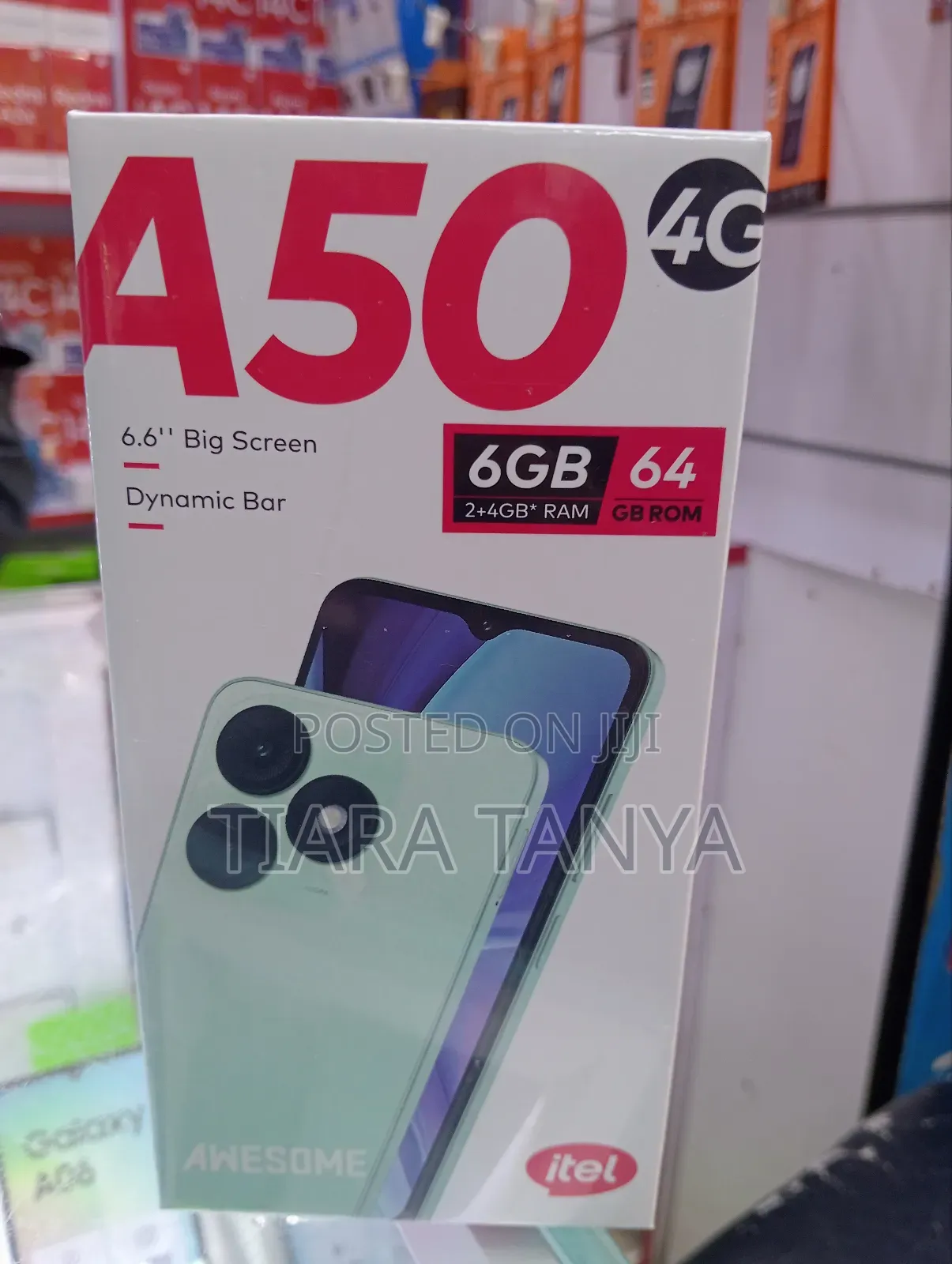 New Itel A50 128 GB Black