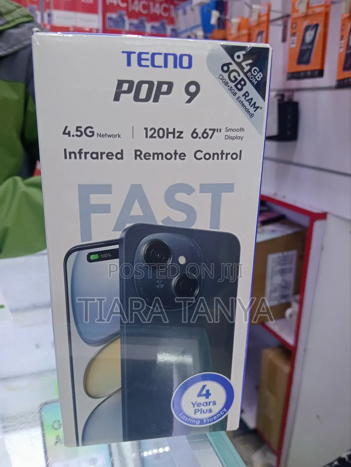 New Tecno Pop 9 64 GB Black