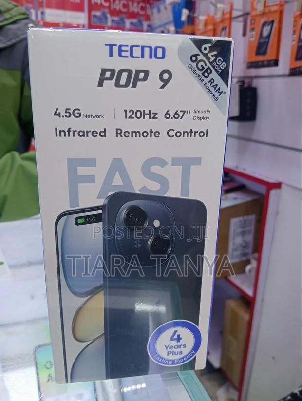 New Tecno Pop 9 64 GB Black