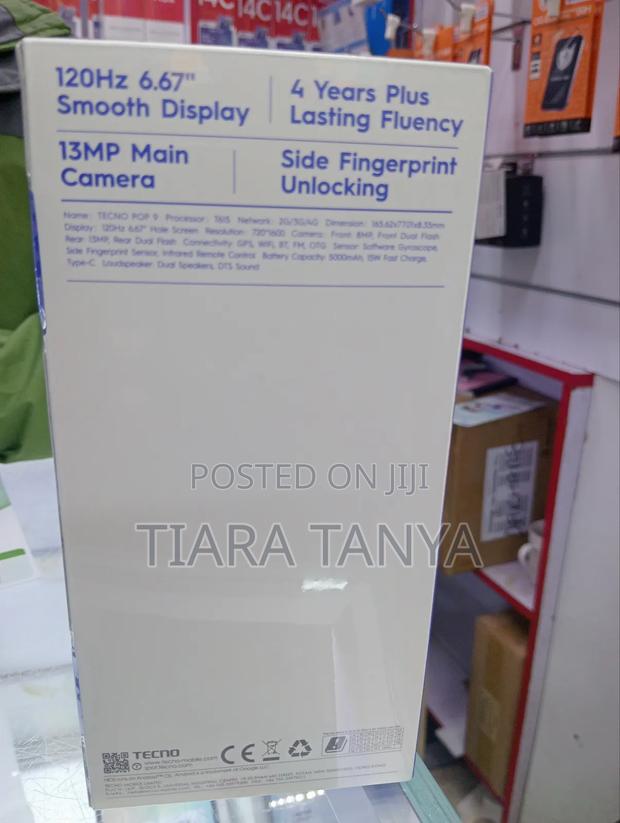 New Tecno Pop 9 64 GB Black - thumbnail 2