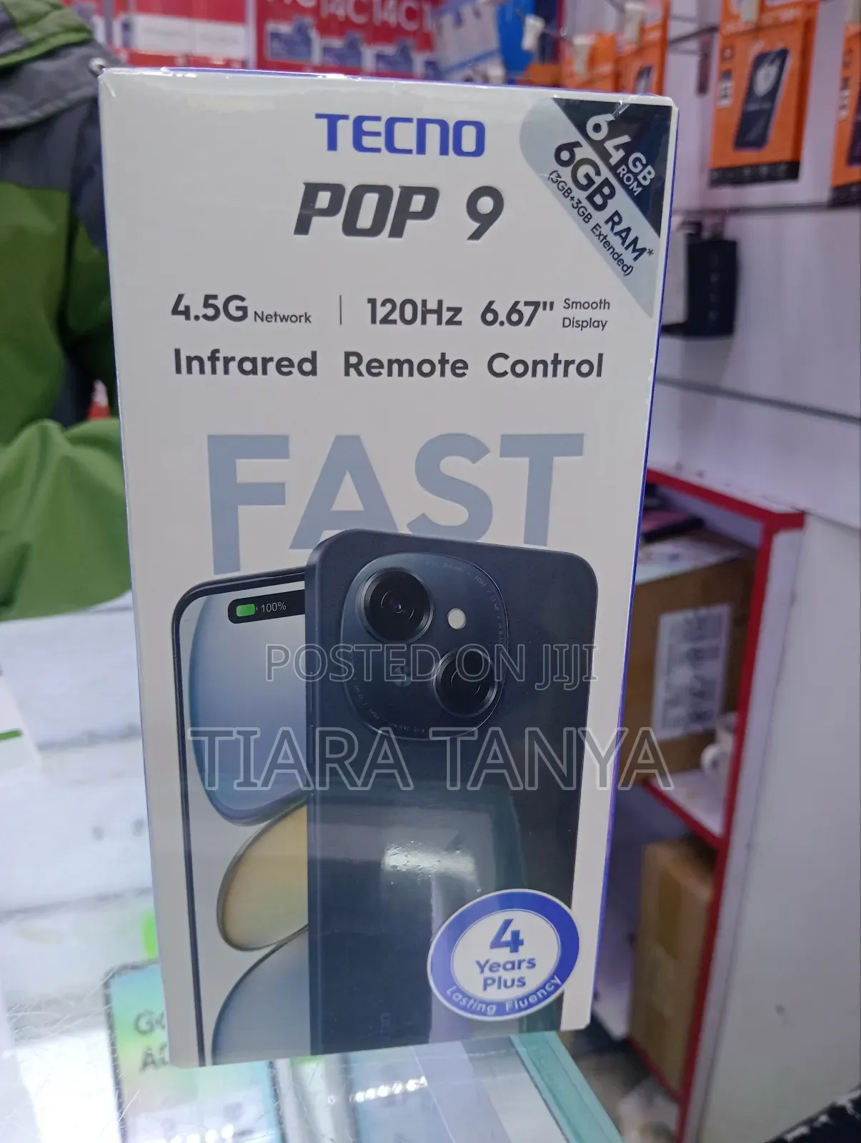 New Tecno Pop 9 64 GB Black