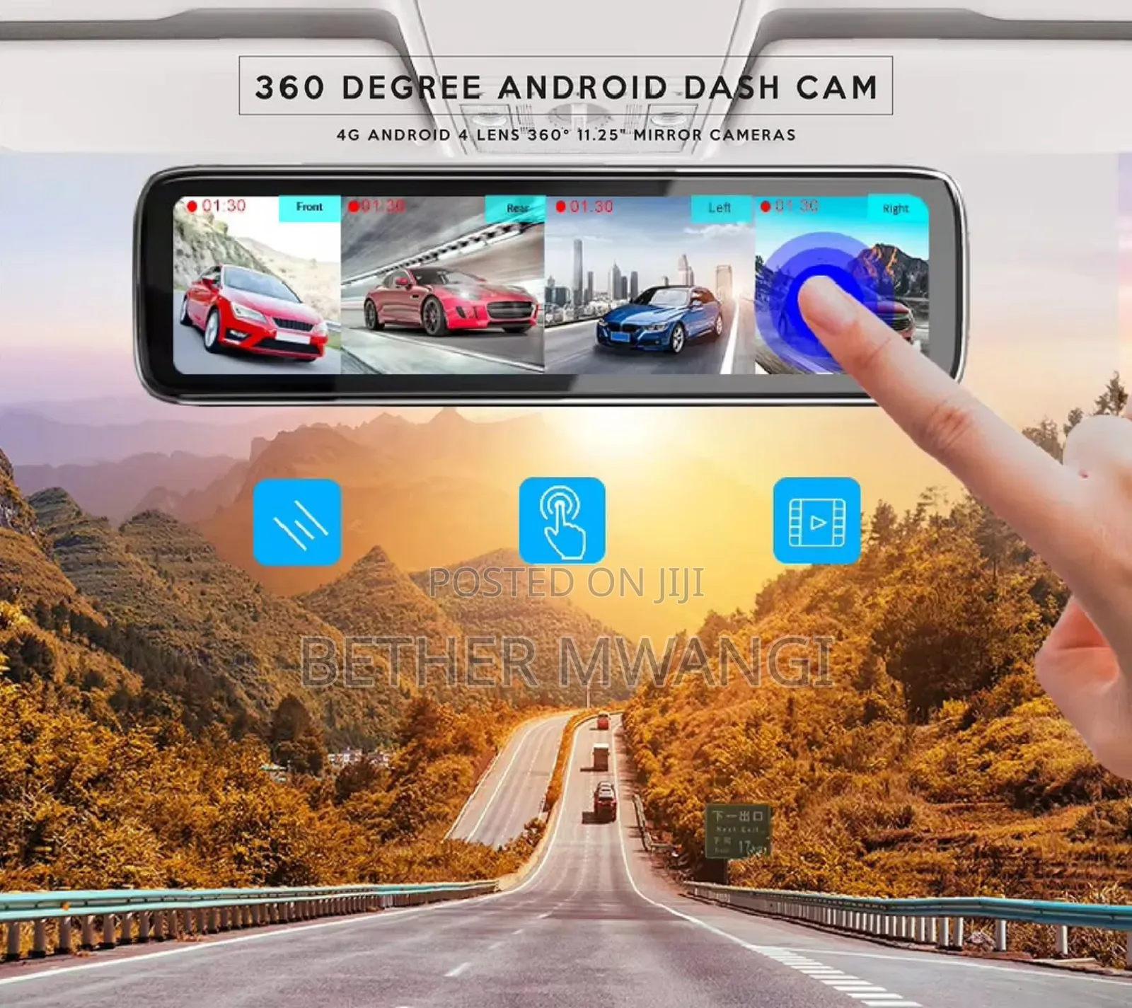 360 Degree Android Dash Cam in Kenya