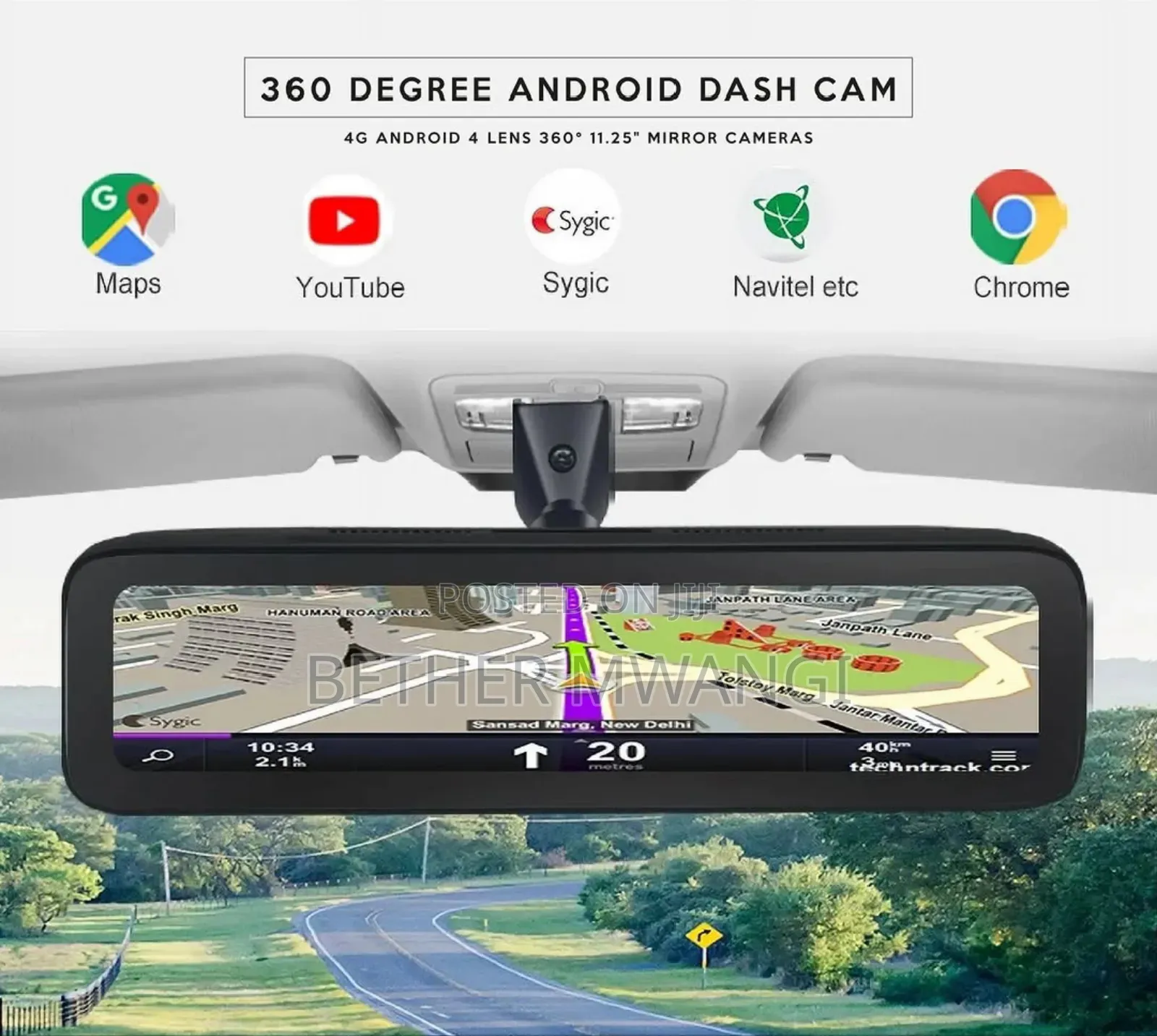 360 Degree Android Dash Cam in Kenya