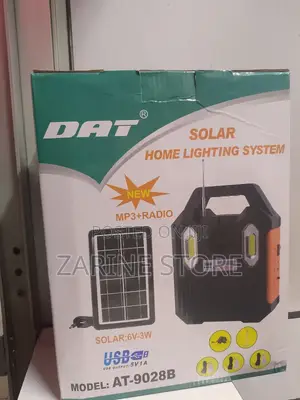 Solar Home Lighting System With Mp3 Radio Solar 6v-3w
