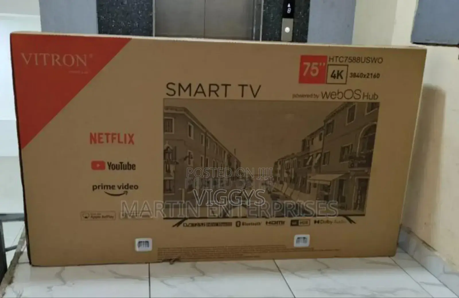 Vitron 75 Inch Smart TV Webos 4 K