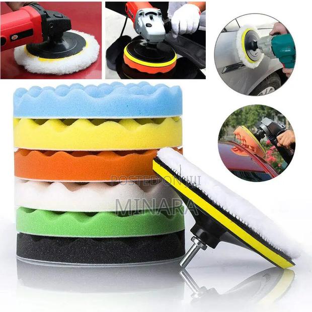 14 PCS Automotive Polishing Pads / Buffing Set (7-Inch) - thumbnail 2
