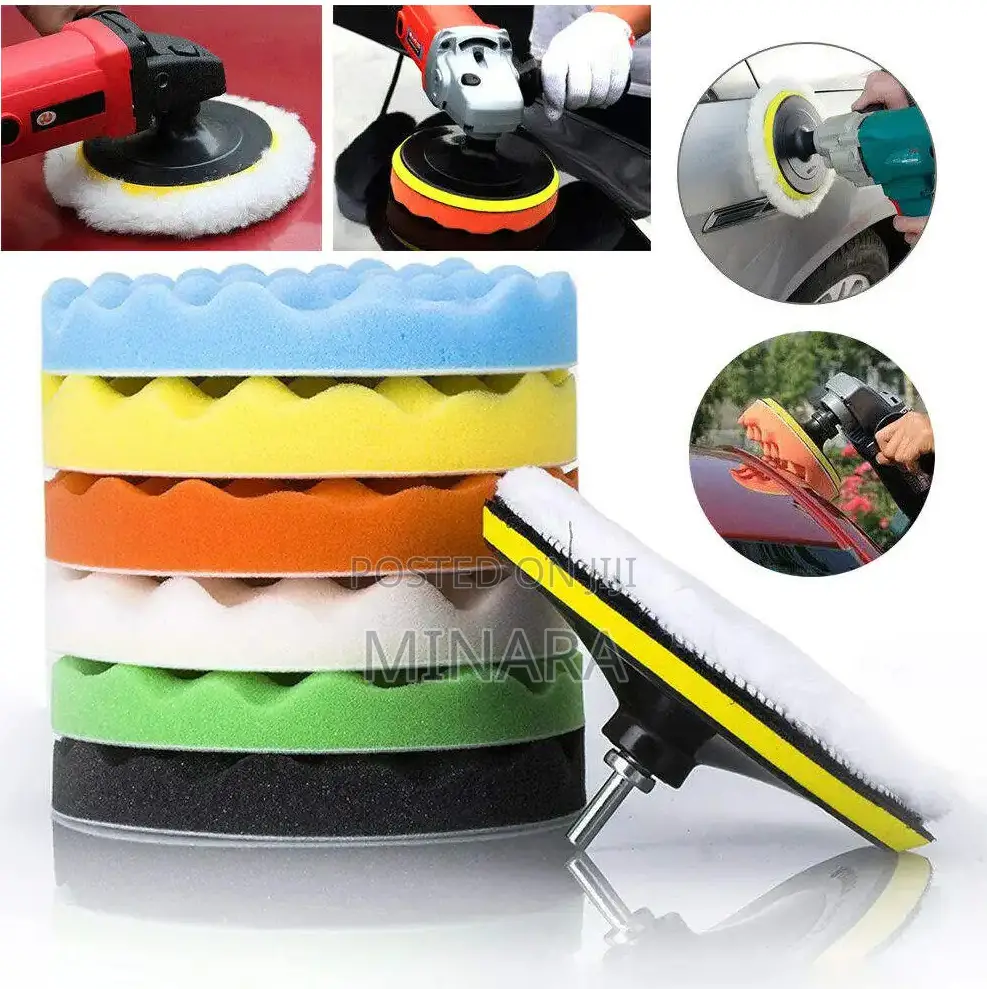 14 PCS Automotive Polishing Pads / Buffing Set (7-Inch)