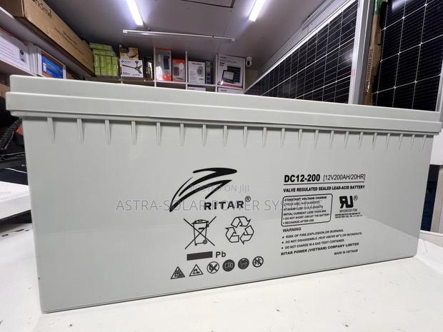 Ritar 12v 200ah Gel Battery - main view