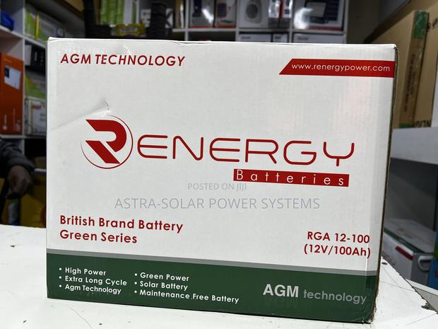 Renergy 12v 100ah Agm Battery - thumbnail 2