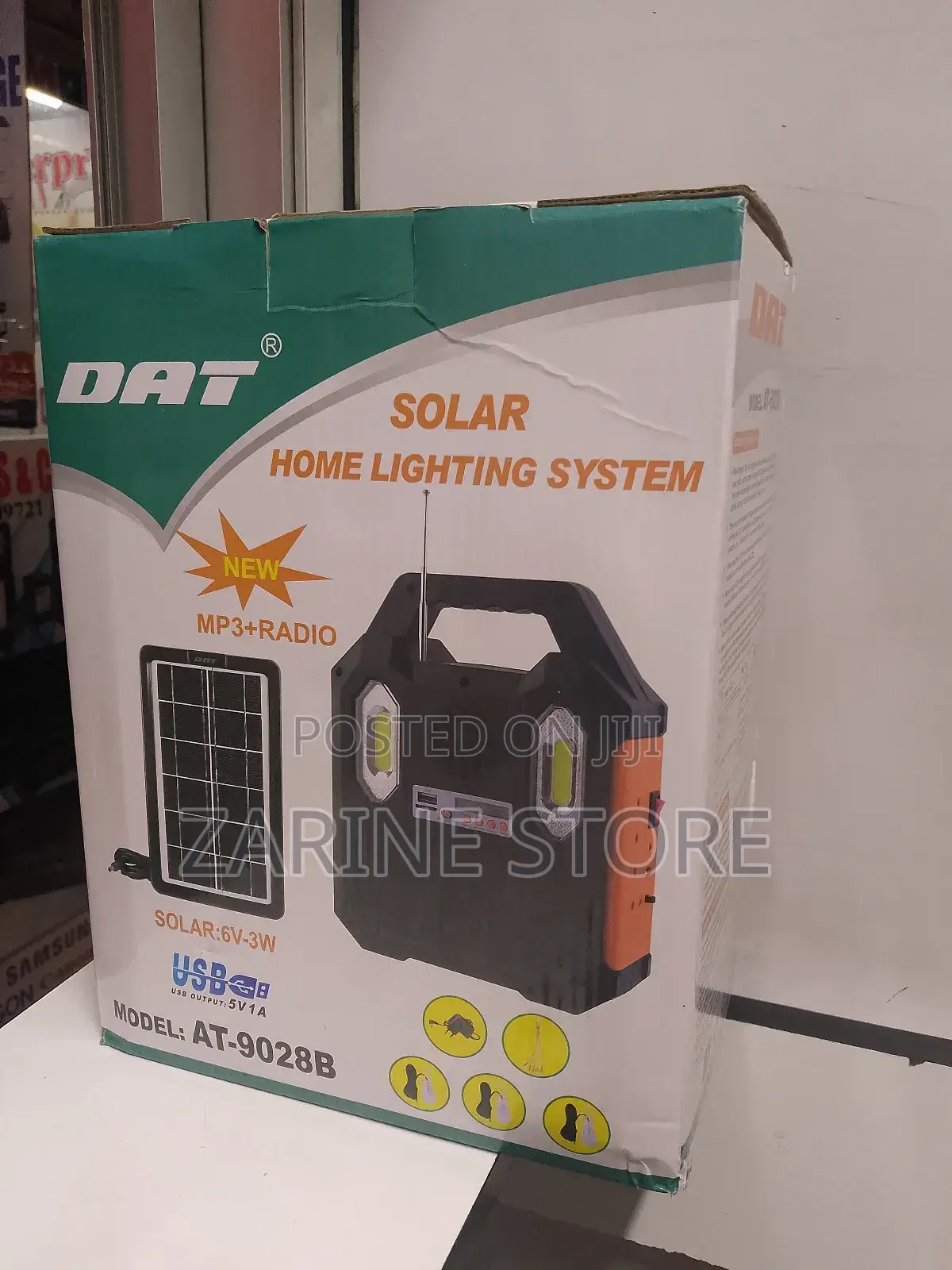Flash of Light and Radio Solar Charging
